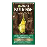 COLORACIÓN SIN AMONIACO NUTRISSE OLEOS TONO 6.0 RUBIO OSCURO