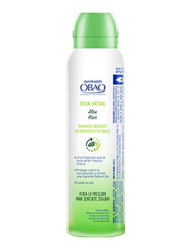 antitranspirante obao ritual natural spray aloe kiwi 2