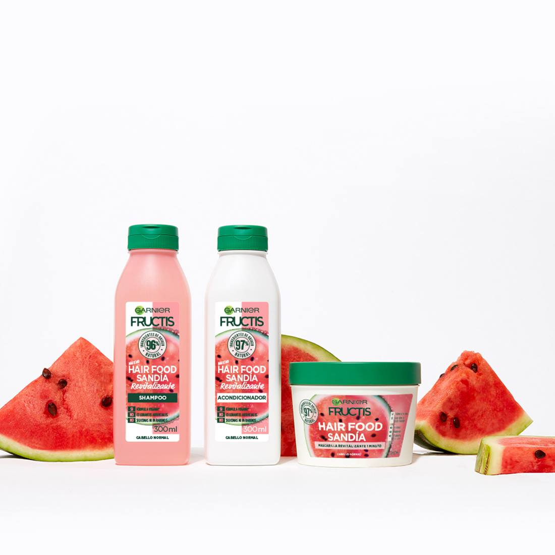 Shampoo Fructis Hair Food Sandia Pelo Seco Garnier Argentina