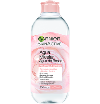 Agua micelar de rosas